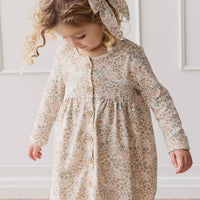 Organic Cotton Poppy Dress - April Glacier Childrens Dress from Jamie Kay USA