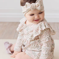 Organic Cotton Headband - April Glacier Childrens Headband from Jamie Kay USA