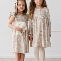 Organic Cotton Poppy Dress - April Glacier Childrens Dress from Jamie Kay USA