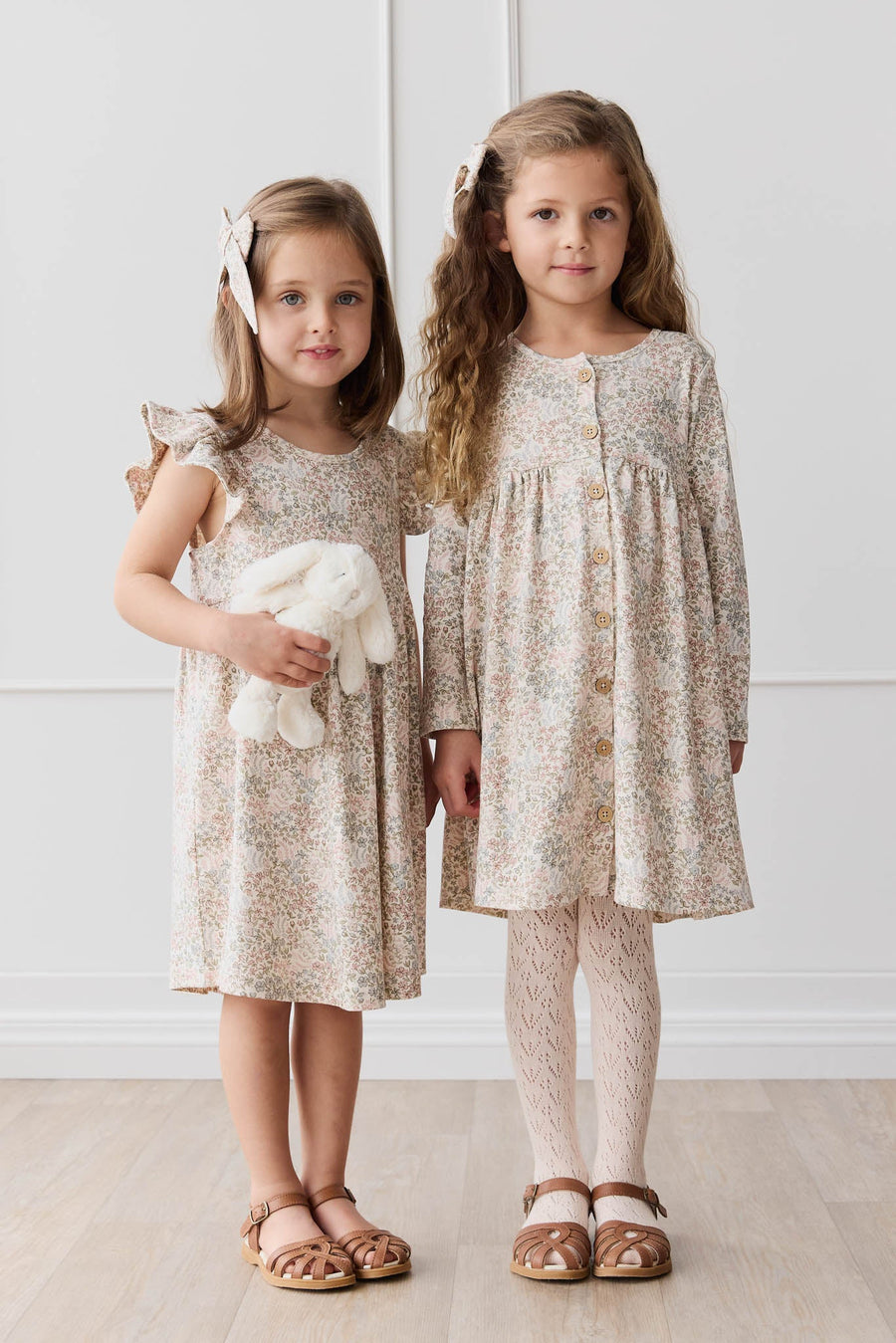 Organic Cotton Poppy Dress - April Glacier Childrens Dress from Jamie Kay USA