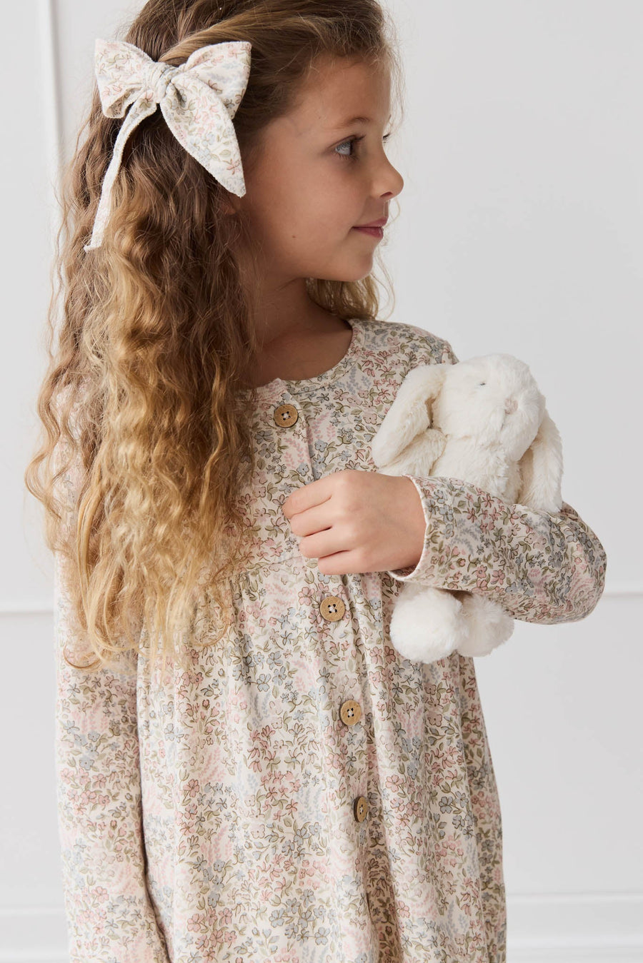 Organic Cotton Poppy Dress - April Glacier Childrens Dress from Jamie Kay USA