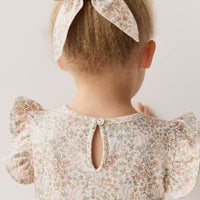 Organic Cotton Bow - April Glacier Childrens Bow from Jamie Kay USA