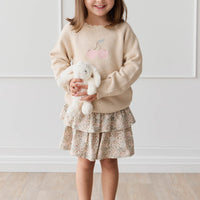 Organic Cotton Ruby Skirt - April Glacier Childrens Dress from Jamie Kay USA