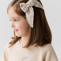 Organic Cotton Bow - April Glacier Childrens Bow from Jamie Kay USA