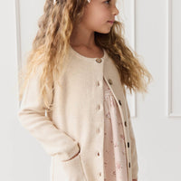 Aude Cardigan - Light Oatmeal Marle – Jamie Kay USA