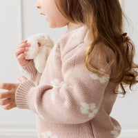 Evelyn Jumper - Frankie Knit Rose Childrens Jumper from Jamie Kay USA