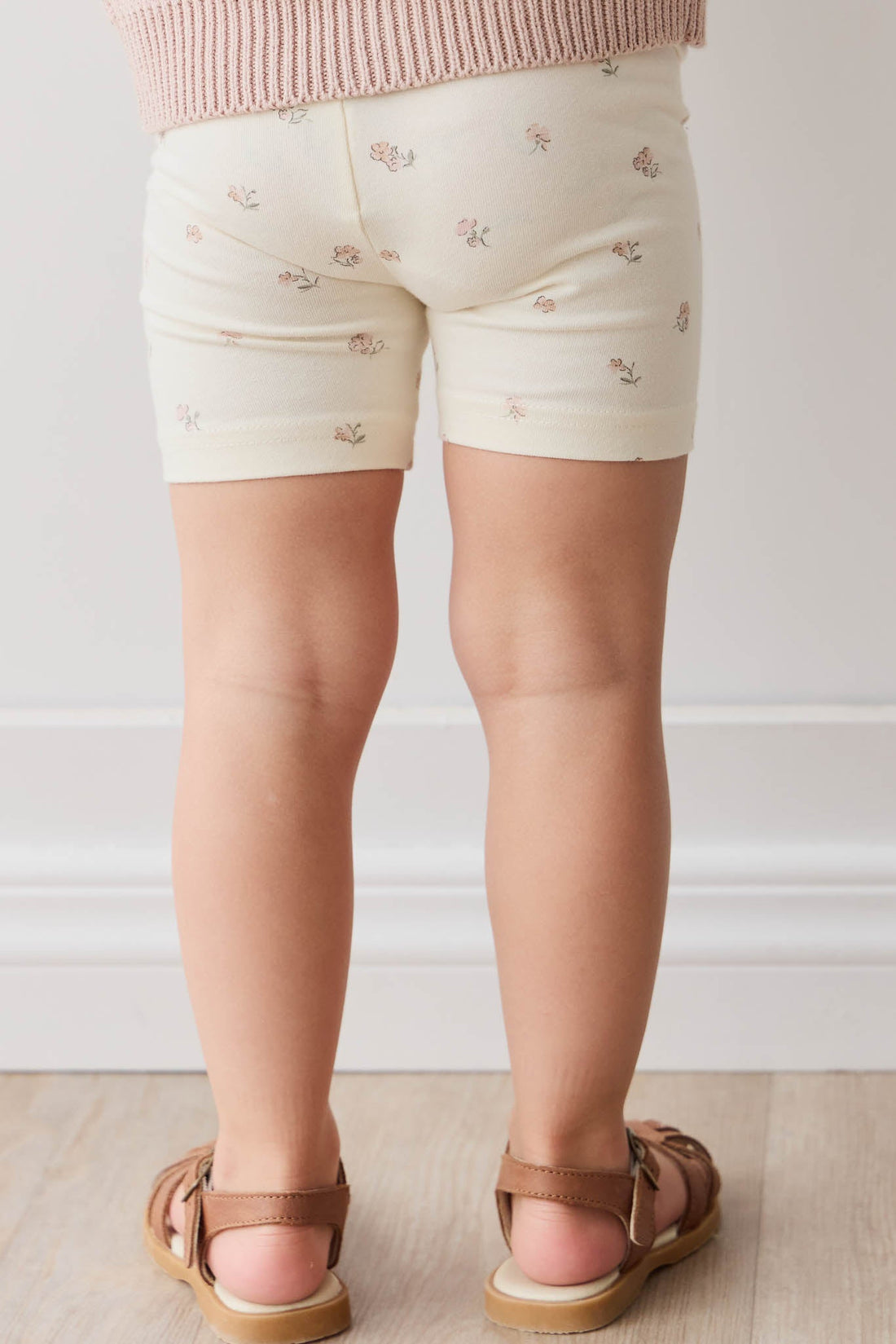 Organic Cotton Everyday Bike Short - Meredith Egret Childrens Short from Jamie Kay USA