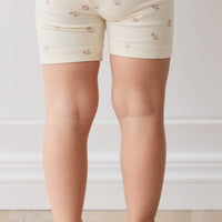 Organic Cotton Everyday Bike Short - Meredith Egret Childrens Short from Jamie Kay USA