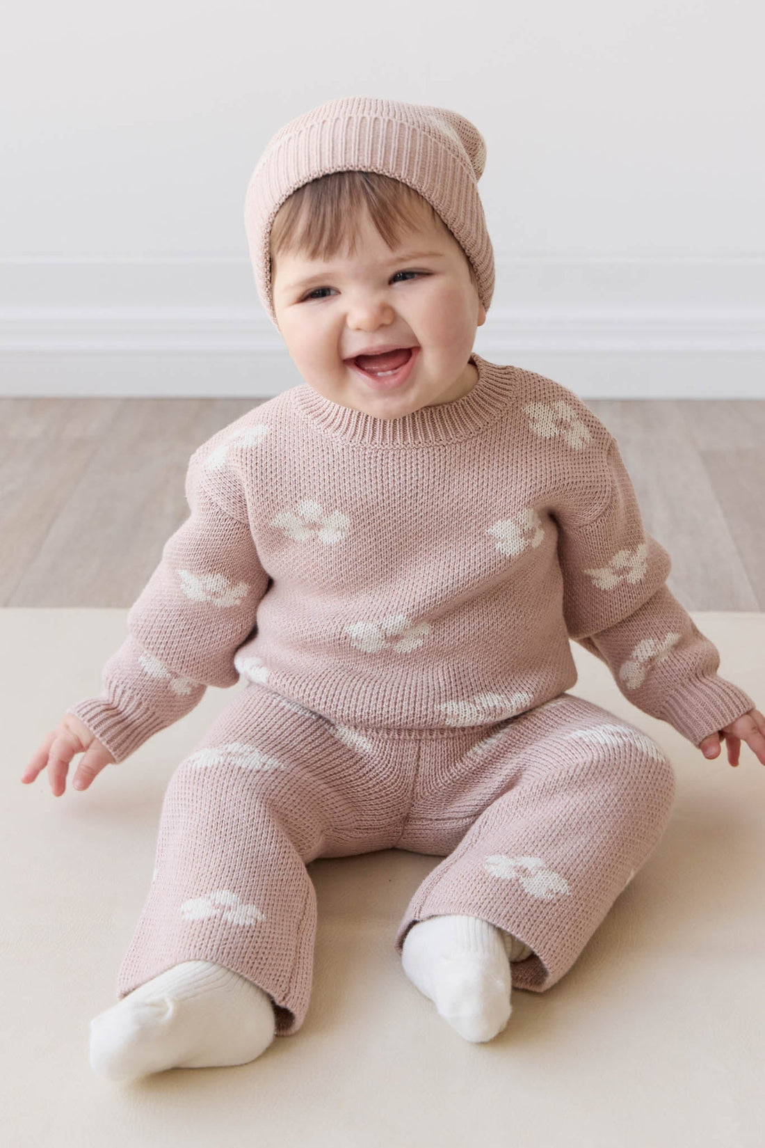 Evelyn Jumper - Frankie Knit Rose Childrens Jumper from Jamie Kay USA