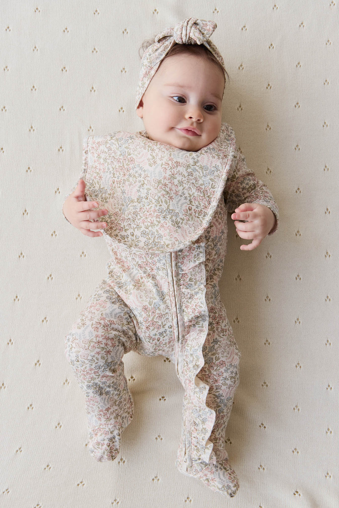 Organic Cotton Melanie Onepiece - April Glacier Childrens Onepiece from Jamie Kay USA