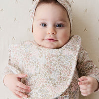 Organic Cotton Bib - April Glacier Childrens Bib from Jamie Kay USA