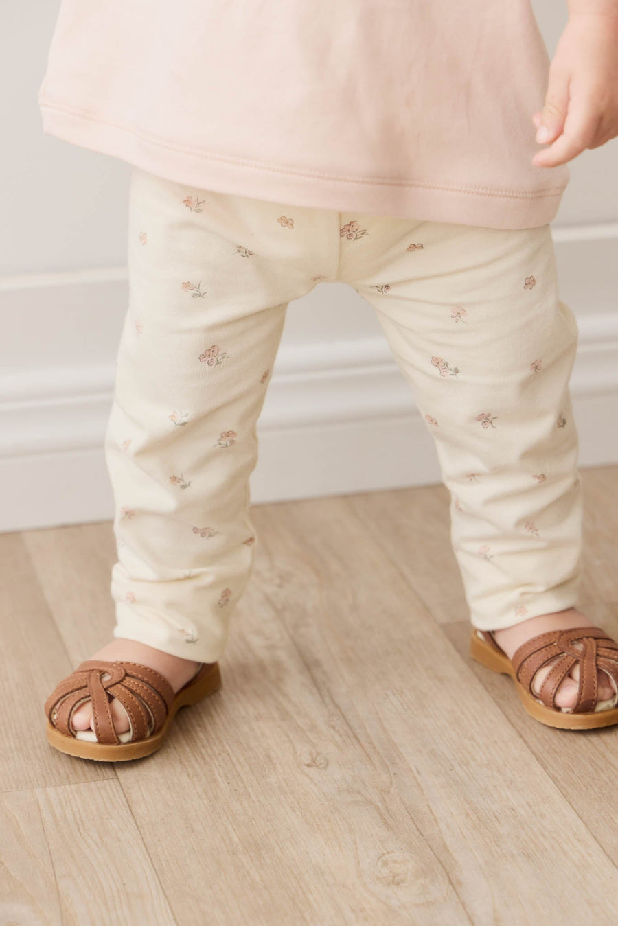 Organic Cotton Everyday Legging - Meredith Egret Childrens Legging from Jamie Kay USA