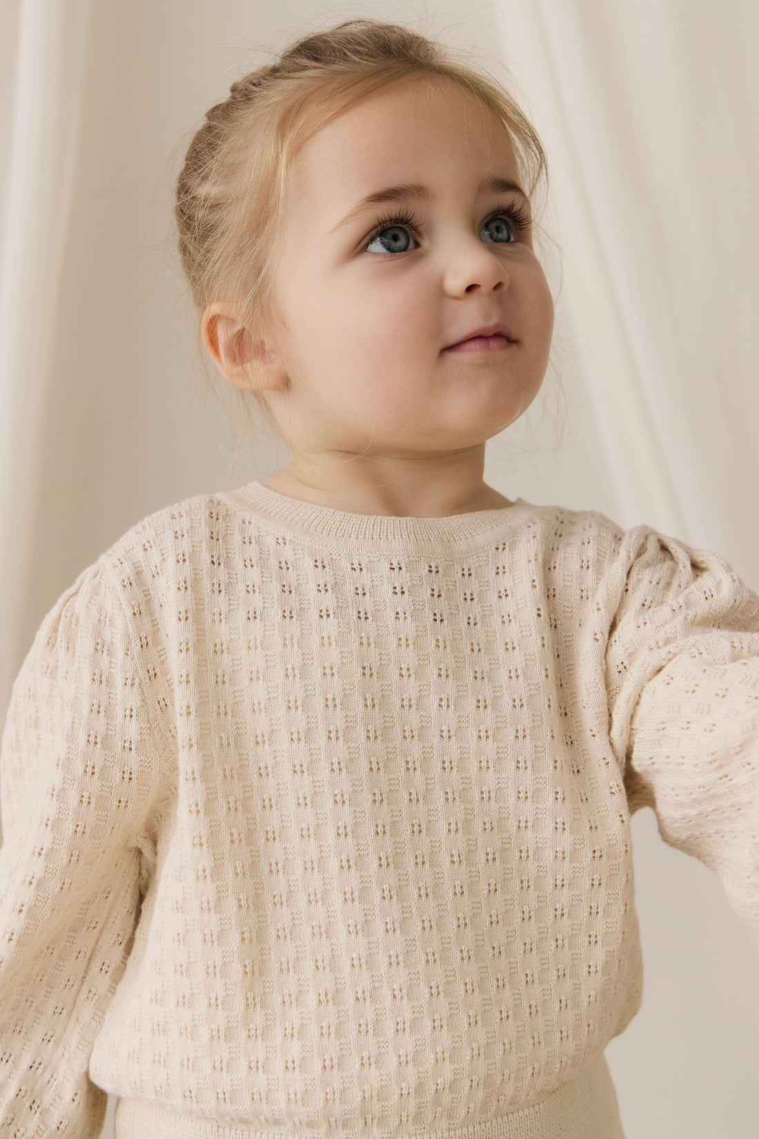 Penelope Jumper - Vanilla Childrens Jumper from Jamie Kay USA