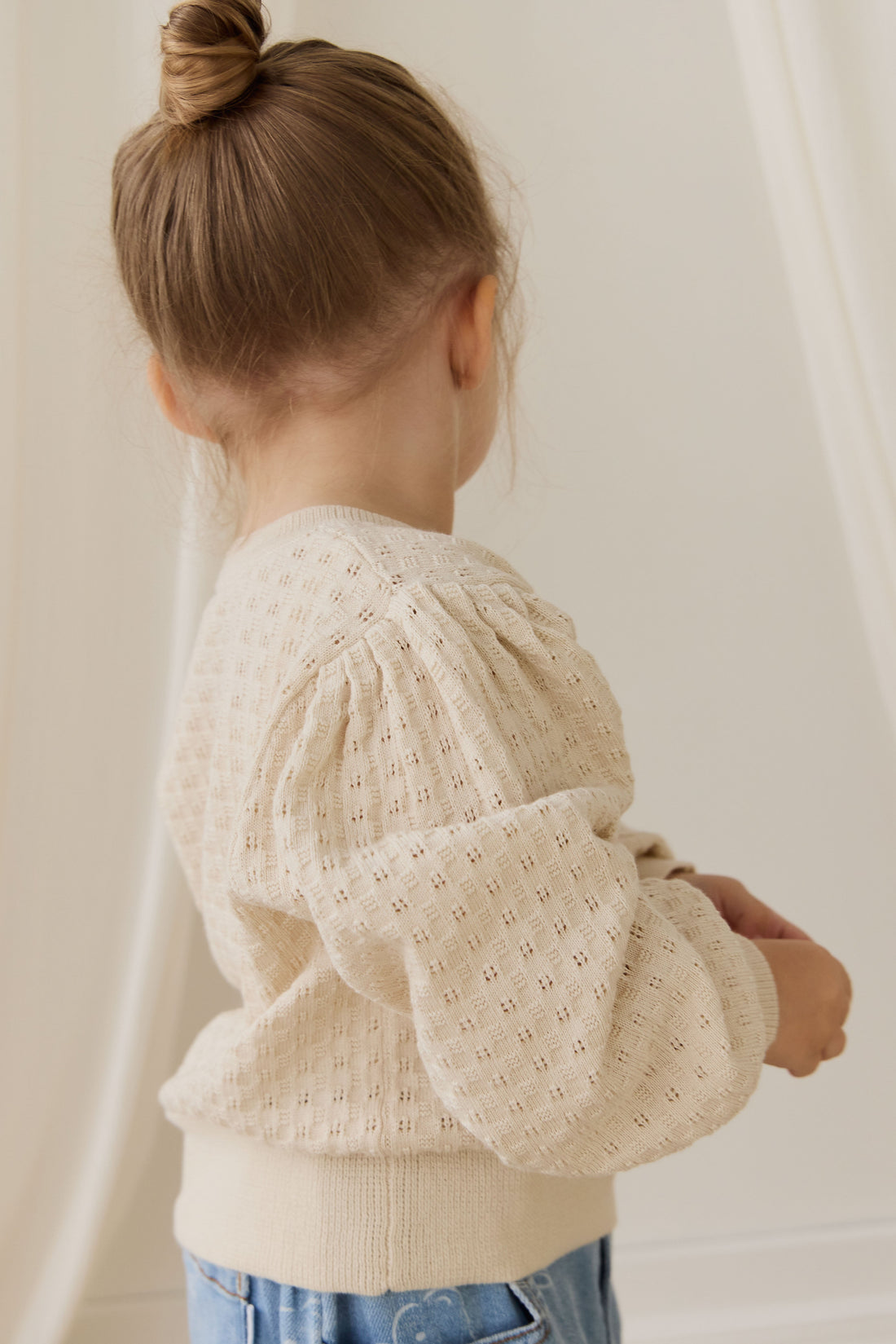 Penelope Jumper - Vanilla Childrens Jumper from Jamie Kay USA