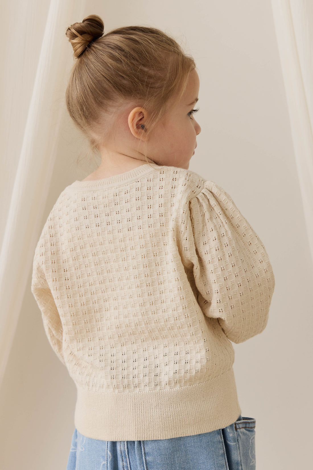 Penelope Jumper - Vanilla Childrens Jumper from Jamie Kay USA