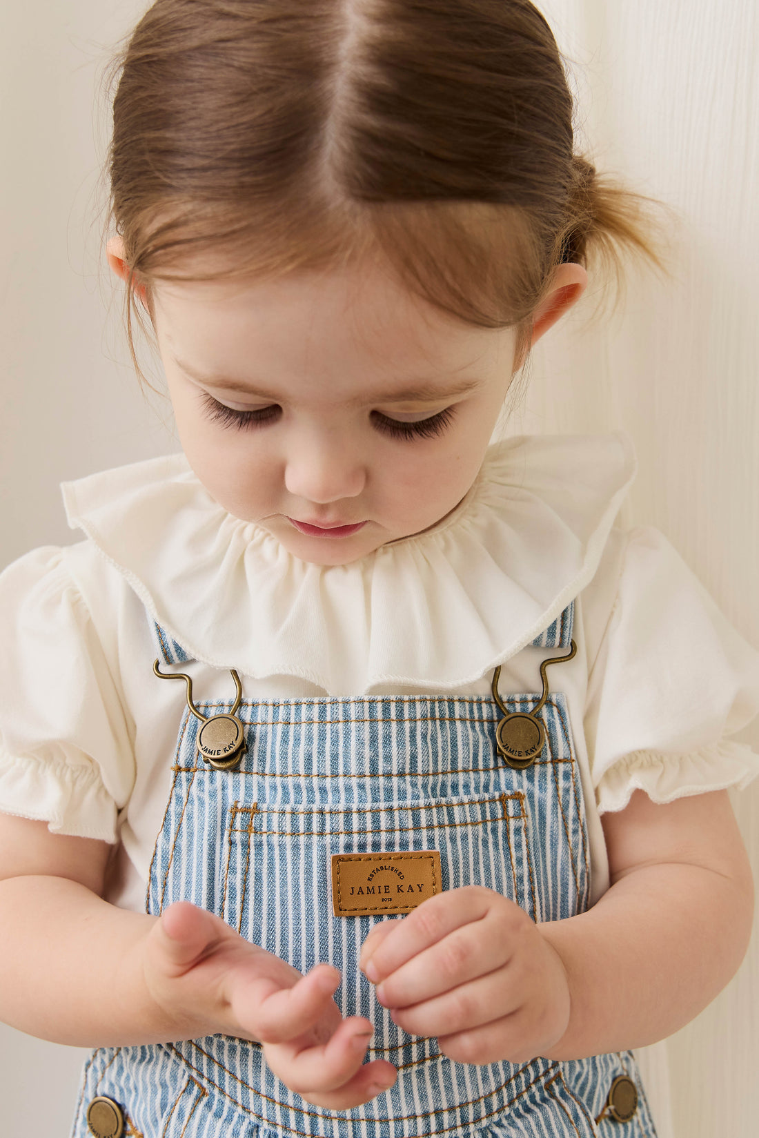 Cecil Overall - Holiday Stripe Childrens Overall from Jamie Kay USA