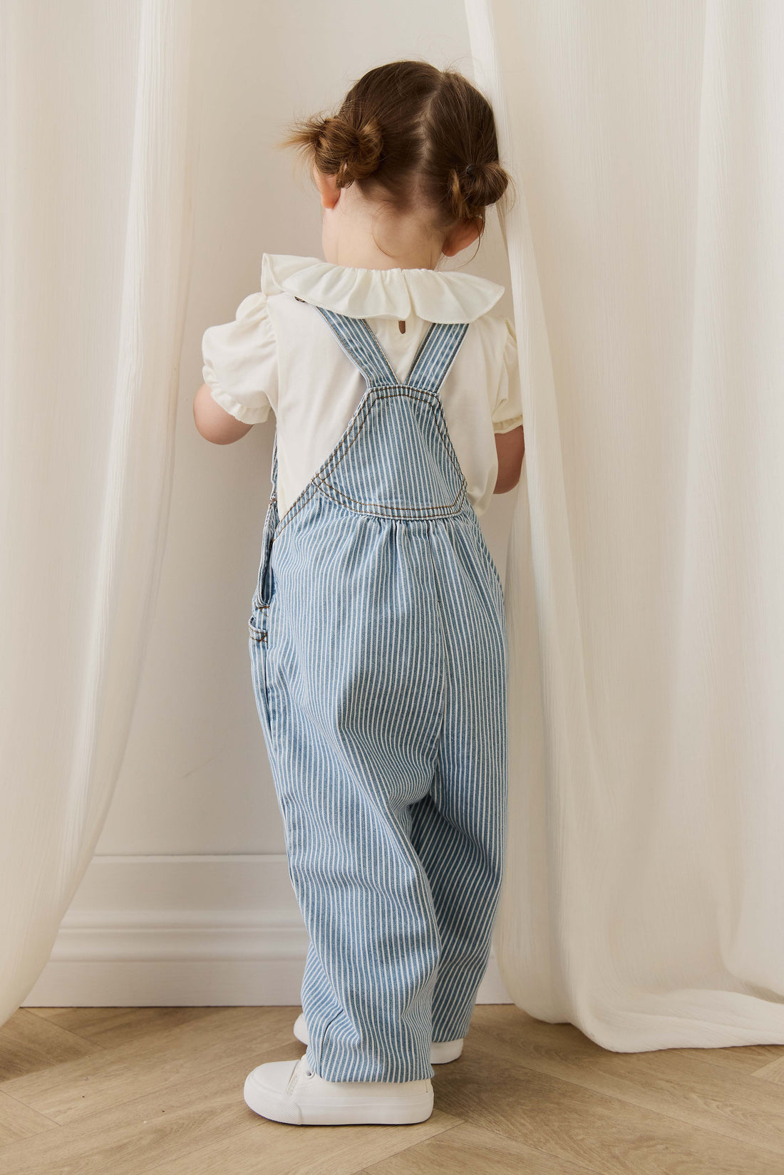 Cecil Overall - Holiday Stripe Childrens Overall from Jamie Kay USA
