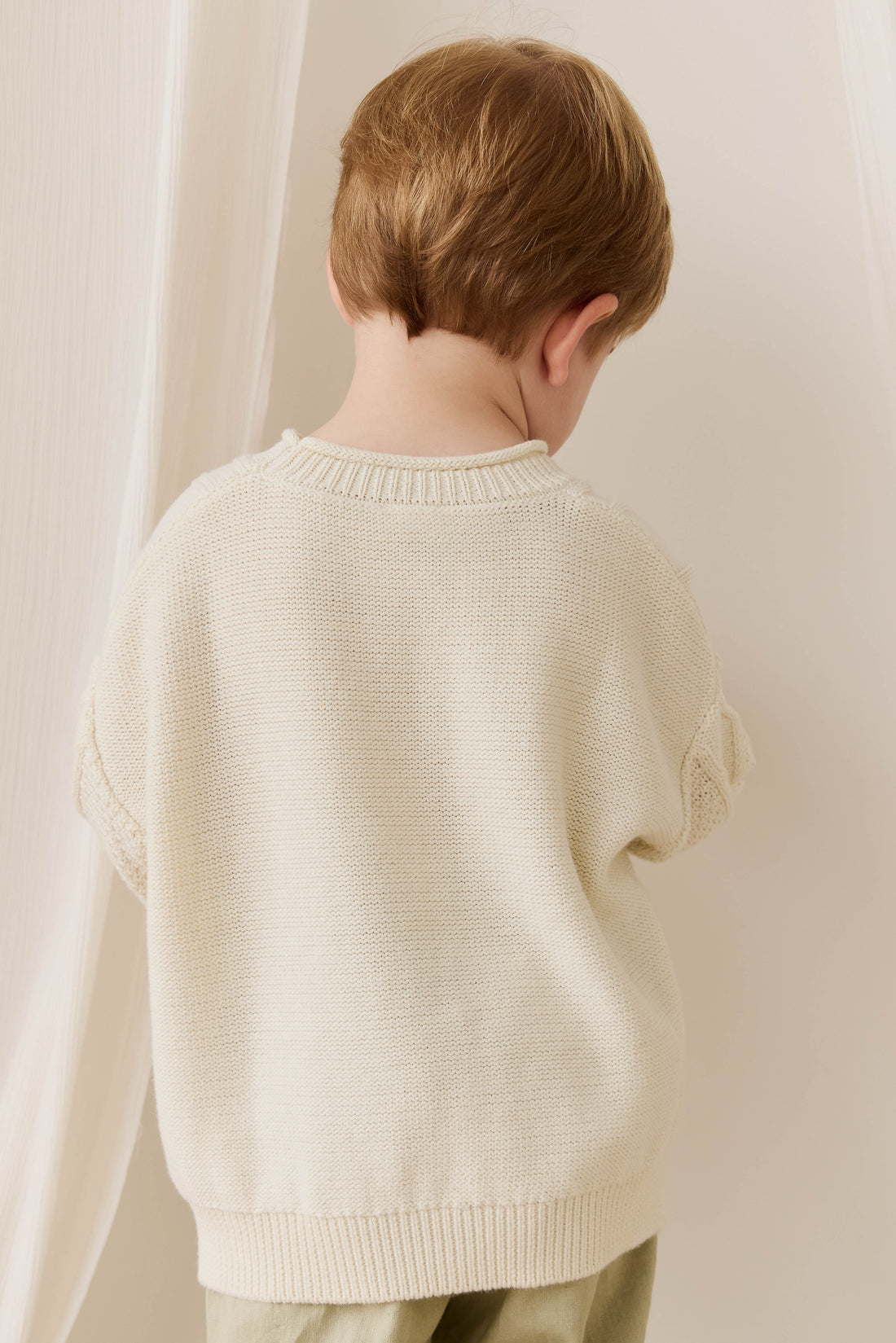 Sloan Jumper - Cloud Childrens Jumper from Jamie Kay USA