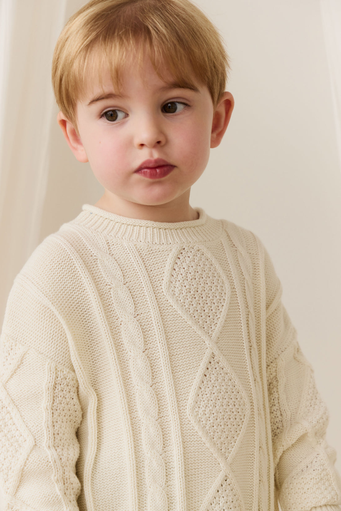 Sloan Jumper - Cloud Childrens Jumper from Jamie Kay USA