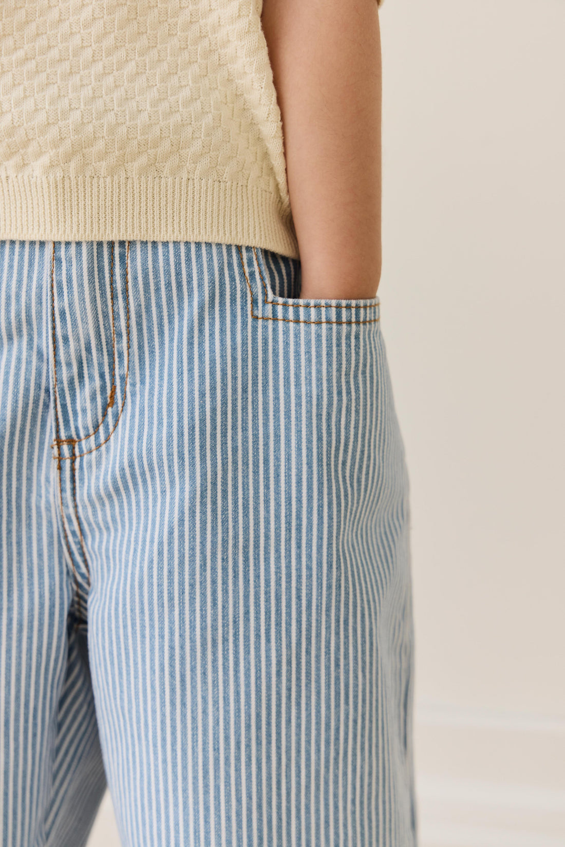 Abel Pant - Holiday Stripe Childrens Pant from Jamie Kay USA