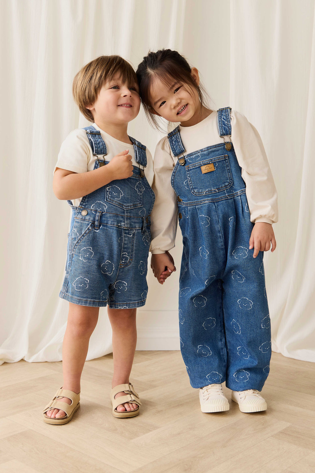 Blair Overall-Haru Denim Childrens Overall from Jamie Kay USA