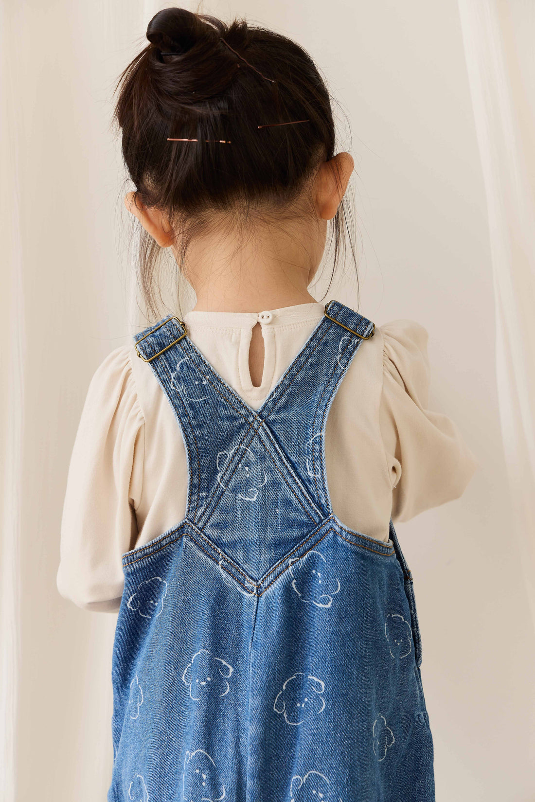 Blair Overall-Haru Denim Childrens Overall from Jamie Kay USA
