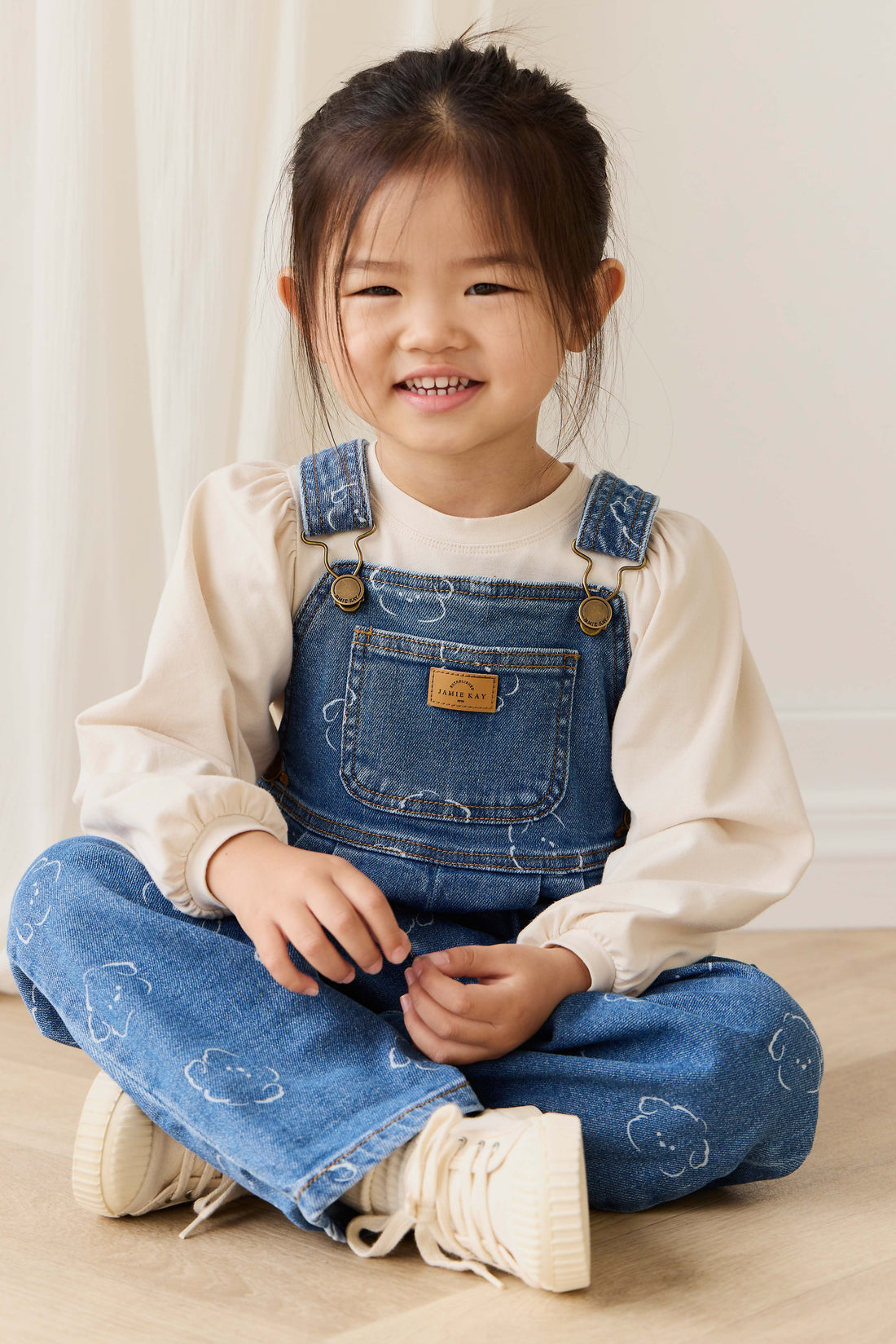 Blair Overall-Haru Denim Childrens Overall from Jamie Kay USA
