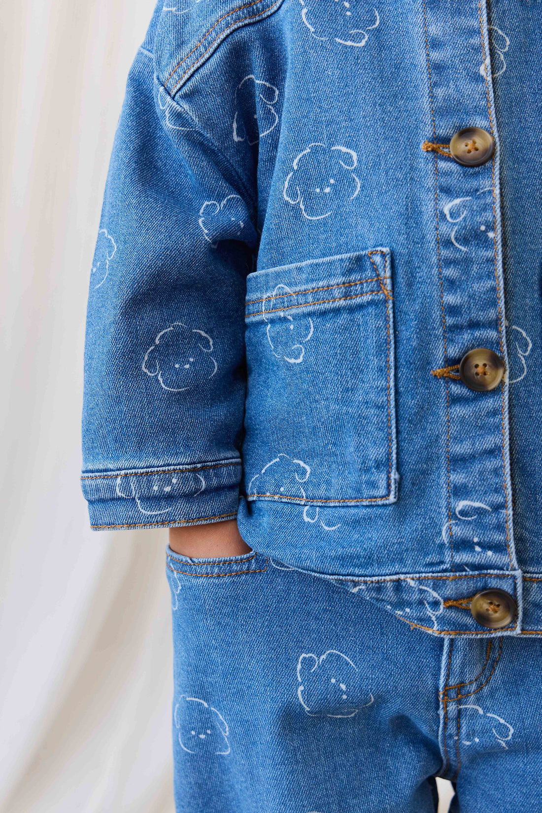 Axel Jacket-Haru Denim Childrens Jacket from Jamie Kay USA