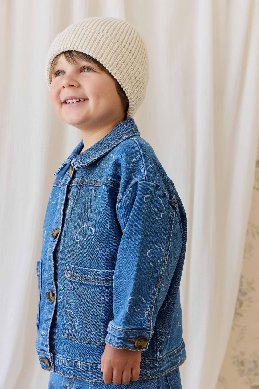 Axel Jacket-Haru Denim Childrens Jacket from Jamie Kay USA