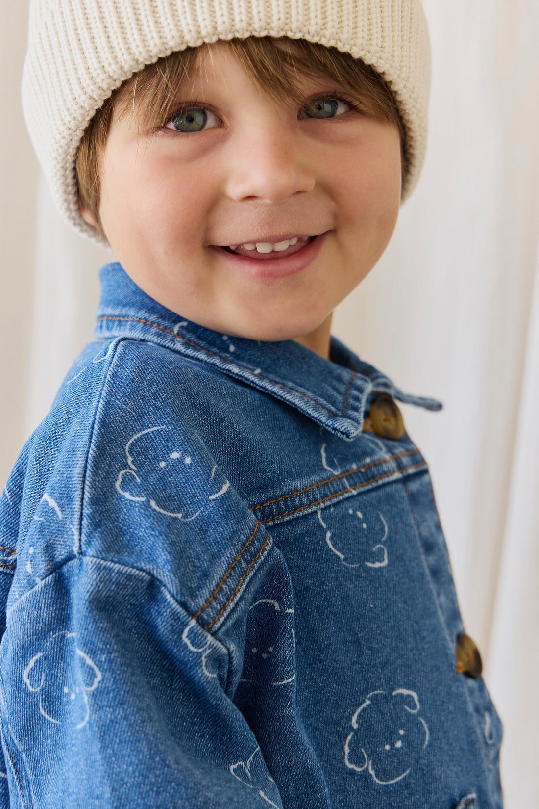 Axel Jacket-Haru Denim Childrens Jacket from Jamie Kay USA
