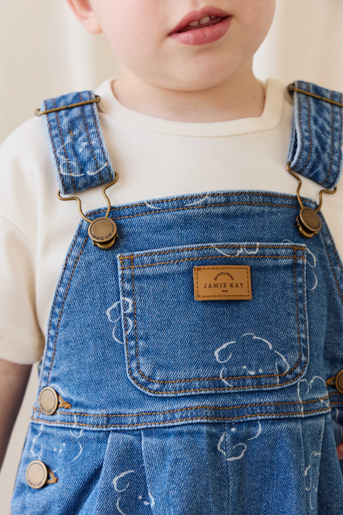 Blair Overall-Haru Denim Childrens Overall from Jamie Kay USA