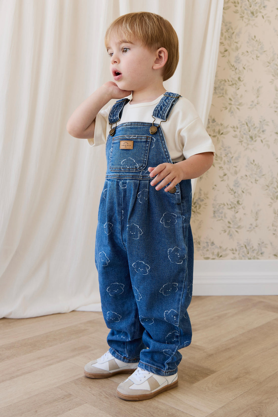 Blair Overall-Haru Denim Childrens Overall from Jamie Kay USA