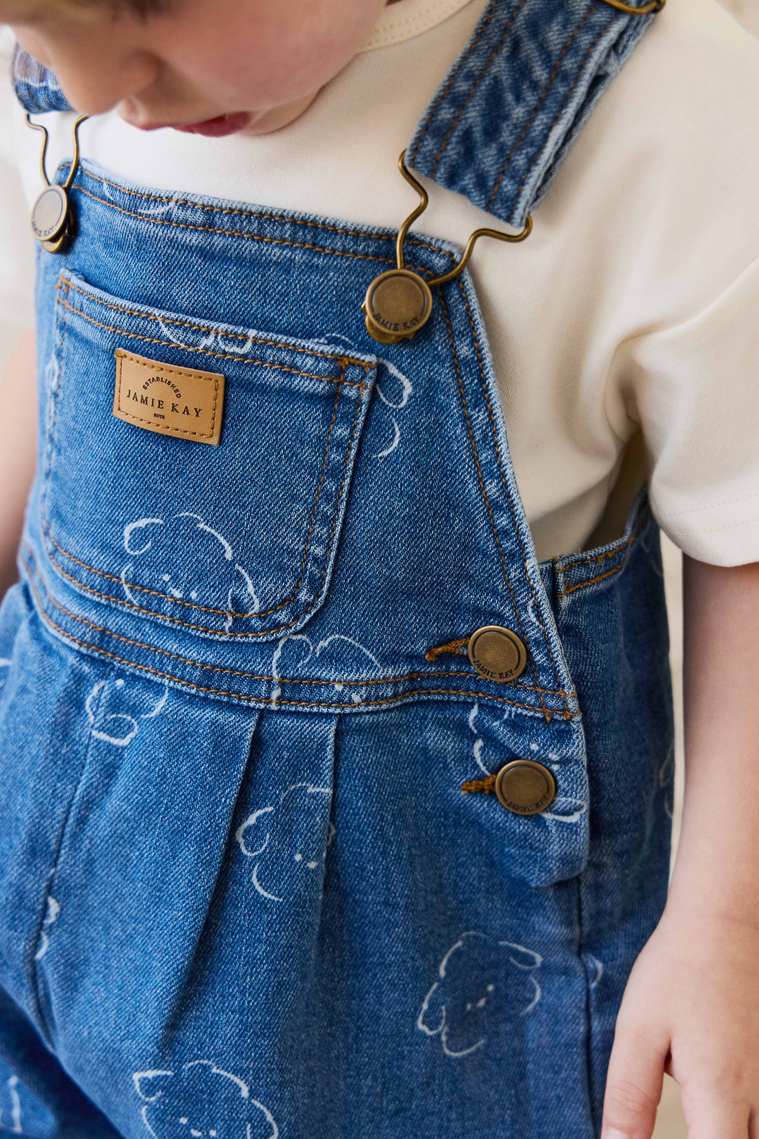 Blair Overall-Haru Denim Childrens Overall from Jamie Kay USA
