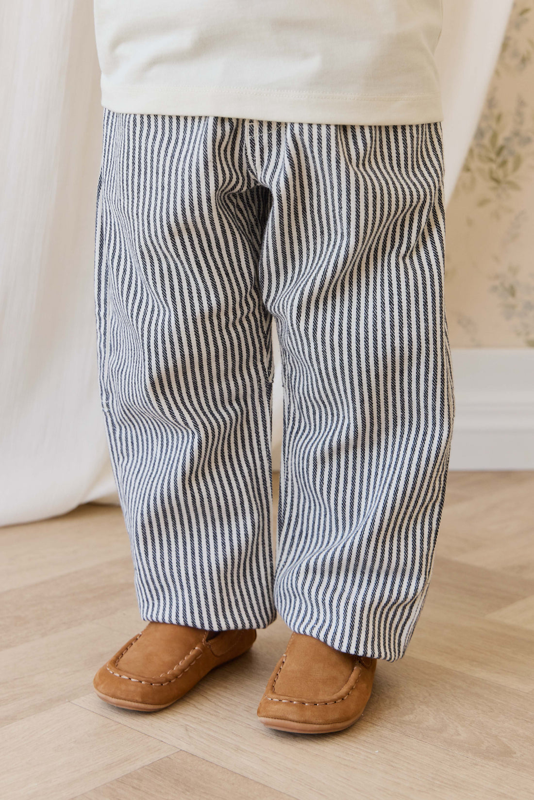 Kingsley Pant-Sailor Stripe Eclipse / Cloud Childrens Pant from Jamie Kay USA