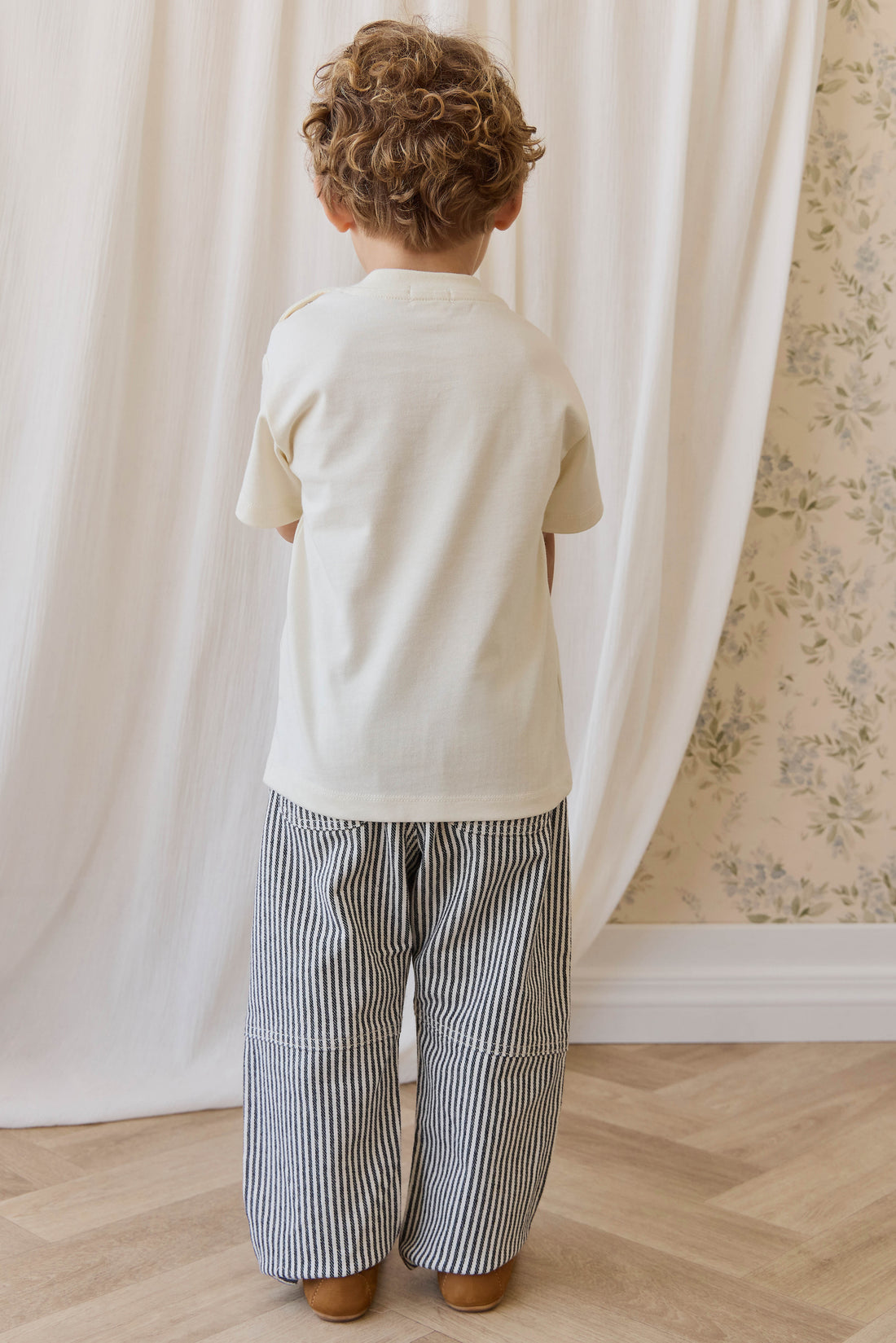 Kingsley Pant-Sailor Stripe Eclipse / Cloud Childrens Pant from Jamie Kay USA