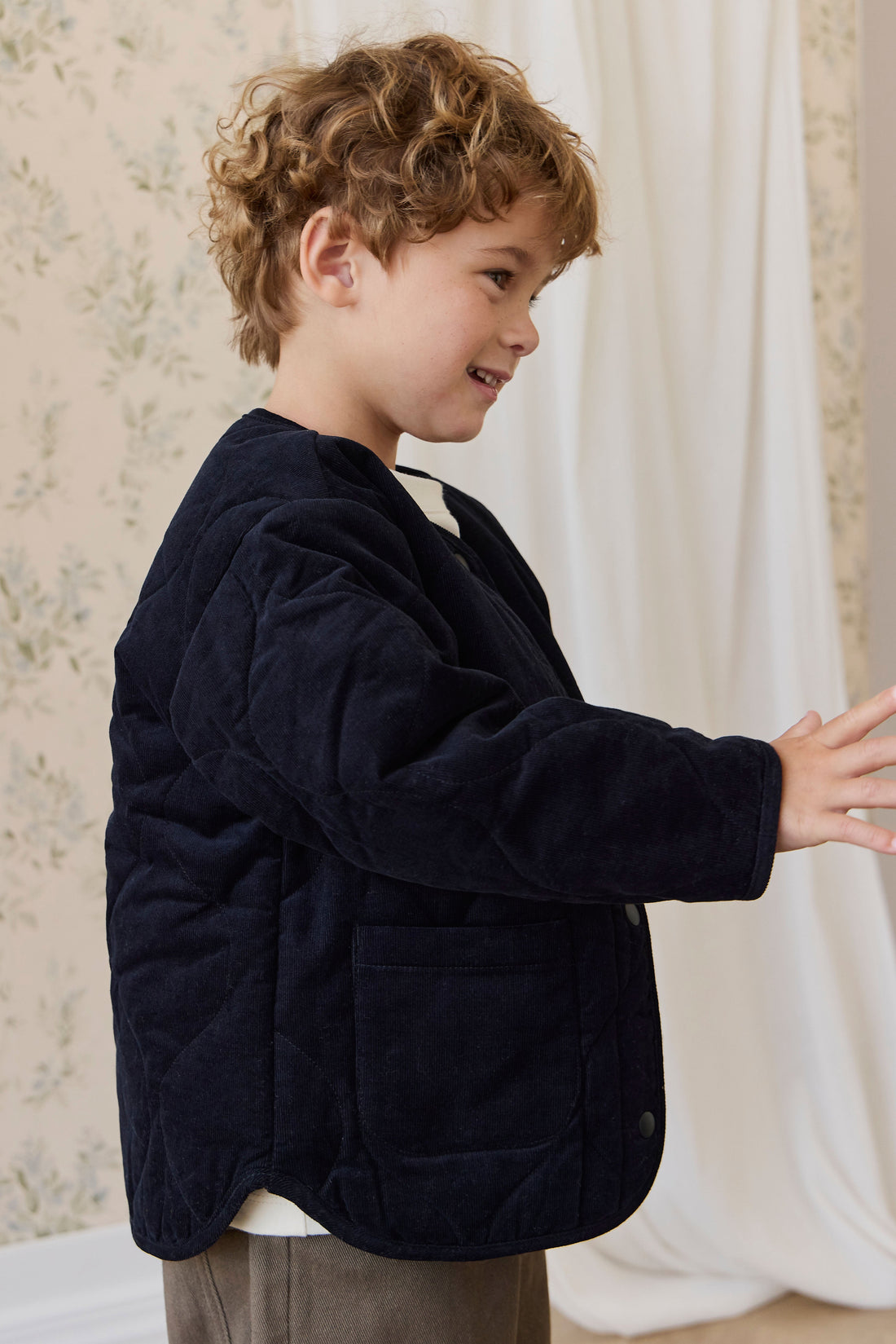 Jethro Puffer Jacket-Eclipse Childrens Jacket from Jamie Kay USA