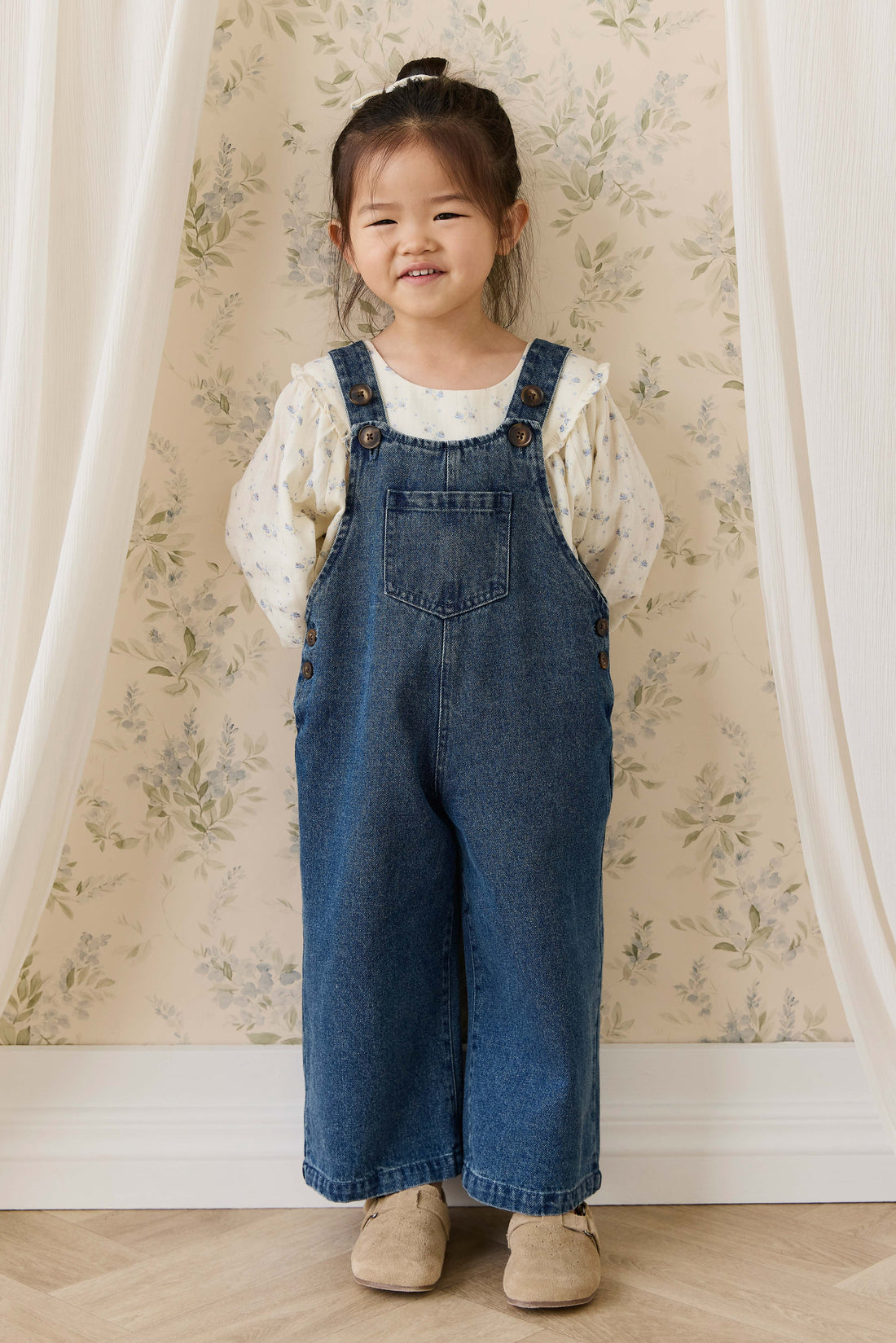 Dorian Overall-Classic Denim Childrens Overall from Jamie Kay USA