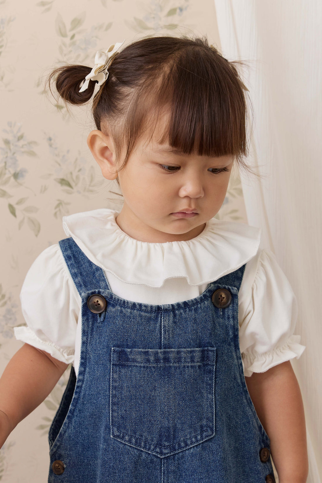 Pima Cotton Livvy Top-Parchment Childrens Top from Jamie Kay USA
