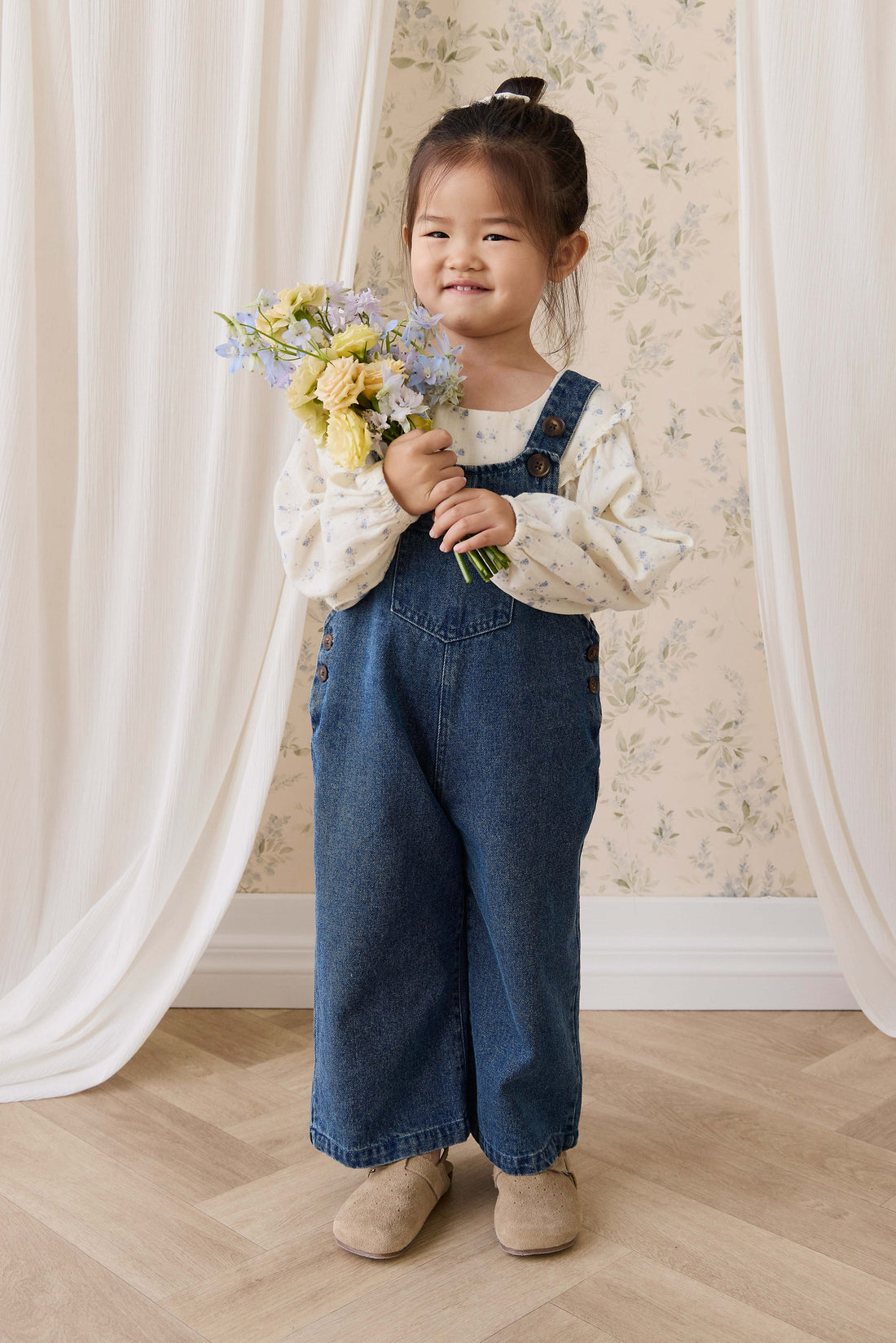 Dorian Overall-Classic Denim Childrens Overall from Jamie Kay USA