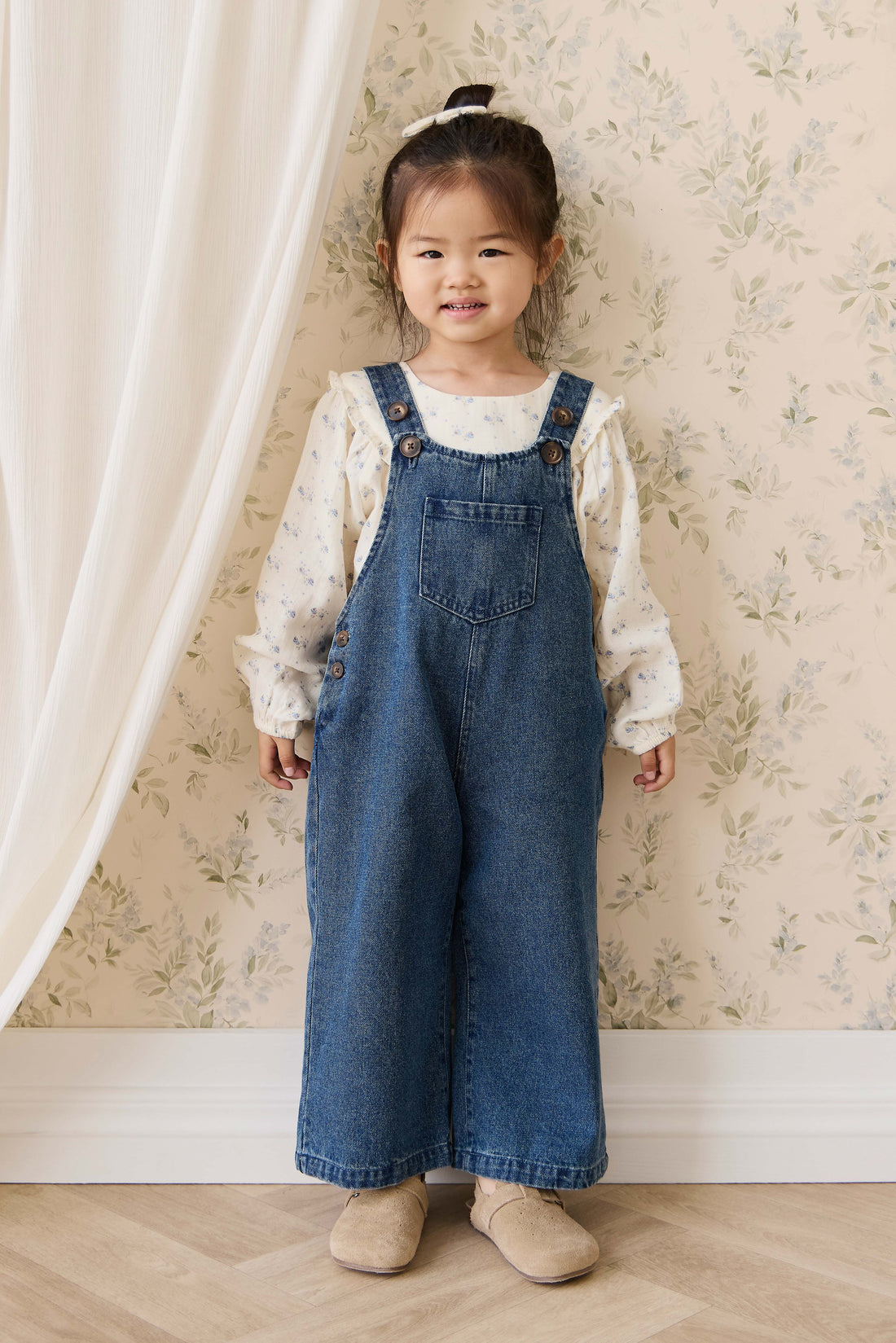 Dorian Overall-Classic Denim Childrens Overall from Jamie Kay USA