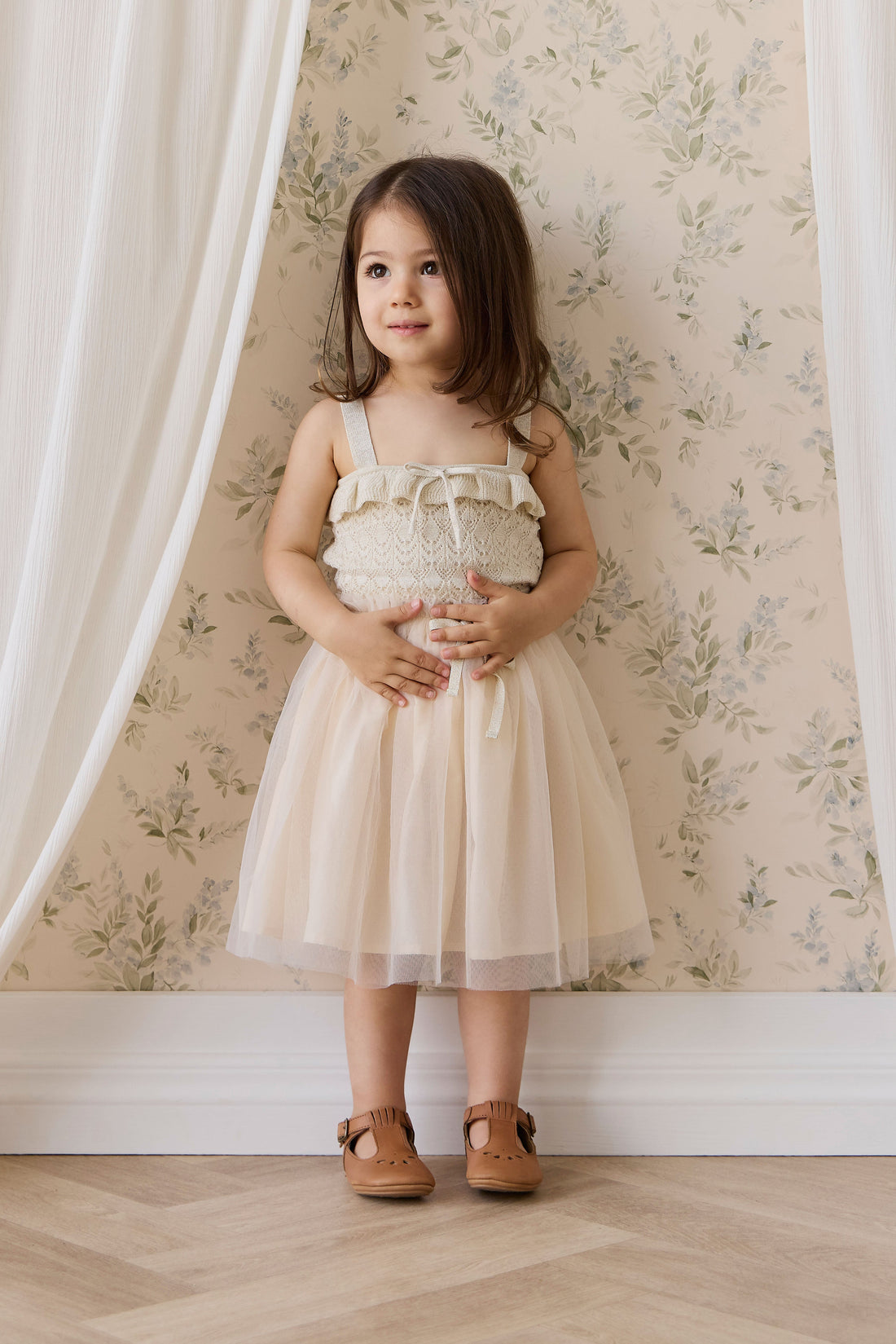 Lucille Skirt-Swan Childrens Skirt from Jamie Kay USA