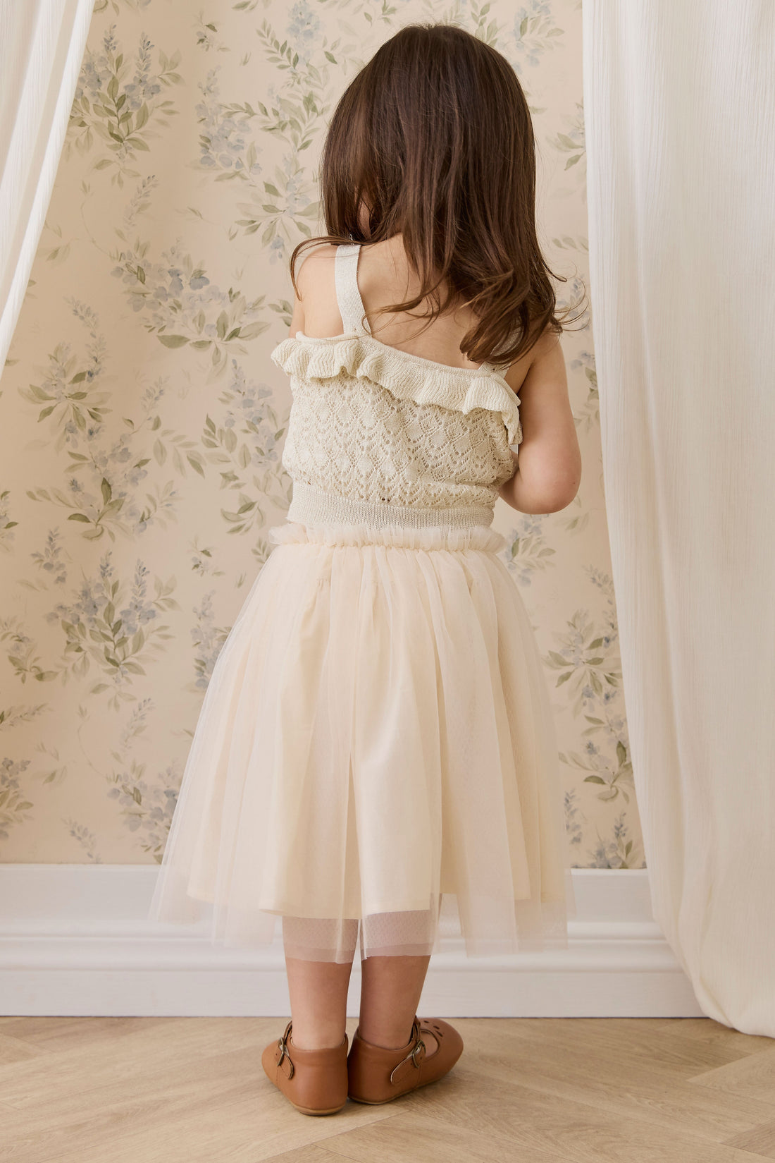 Lucille Skirt-Swan Childrens Skirt from Jamie Kay USA