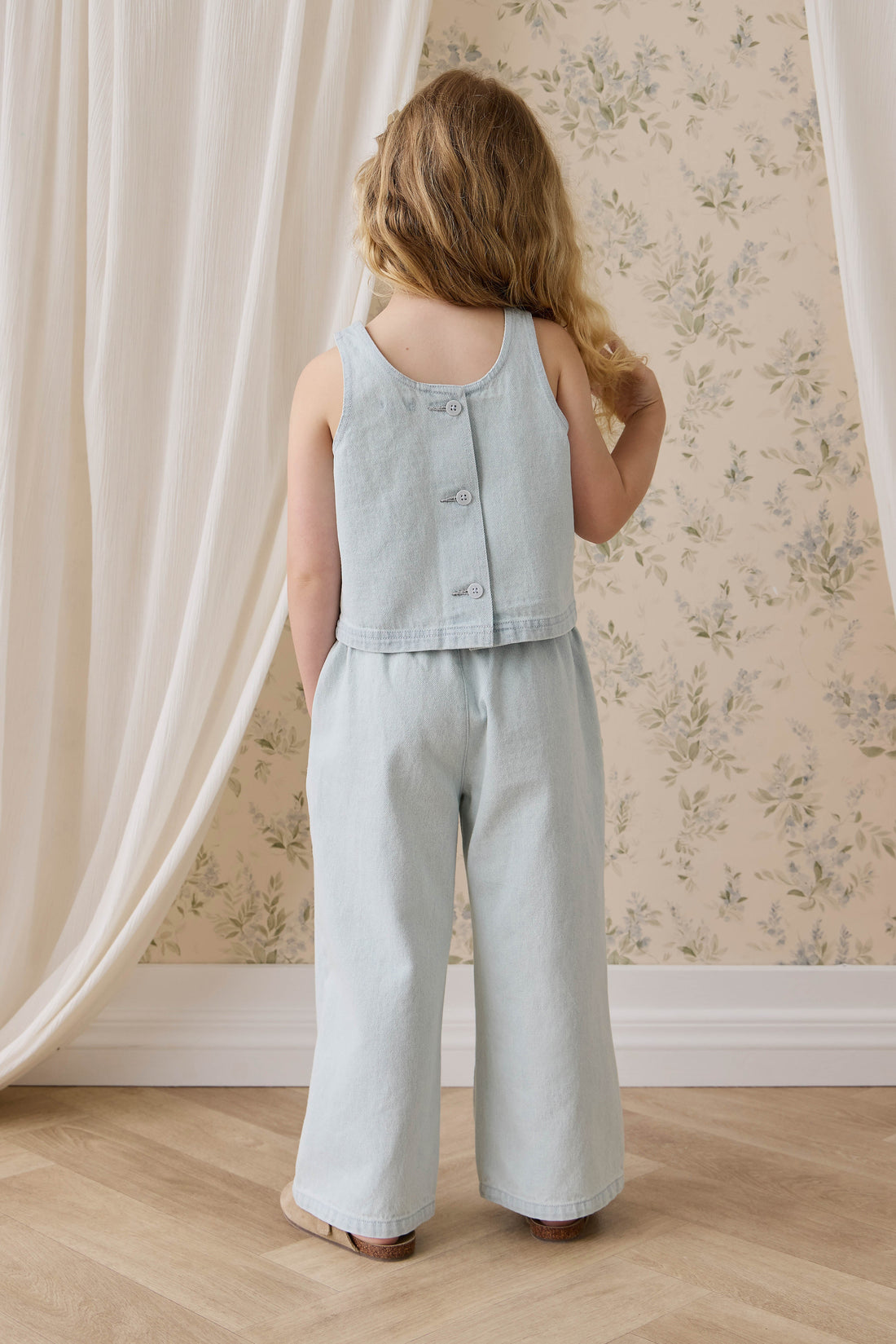 Ira Top-Summer Clouds Childrens Top from Jamie Kay USA