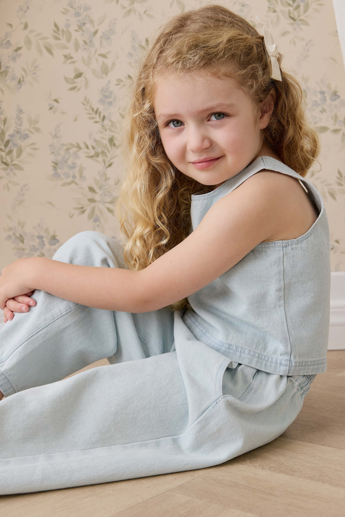 Ira Top-Summer Clouds Childrens Top from Jamie Kay USA