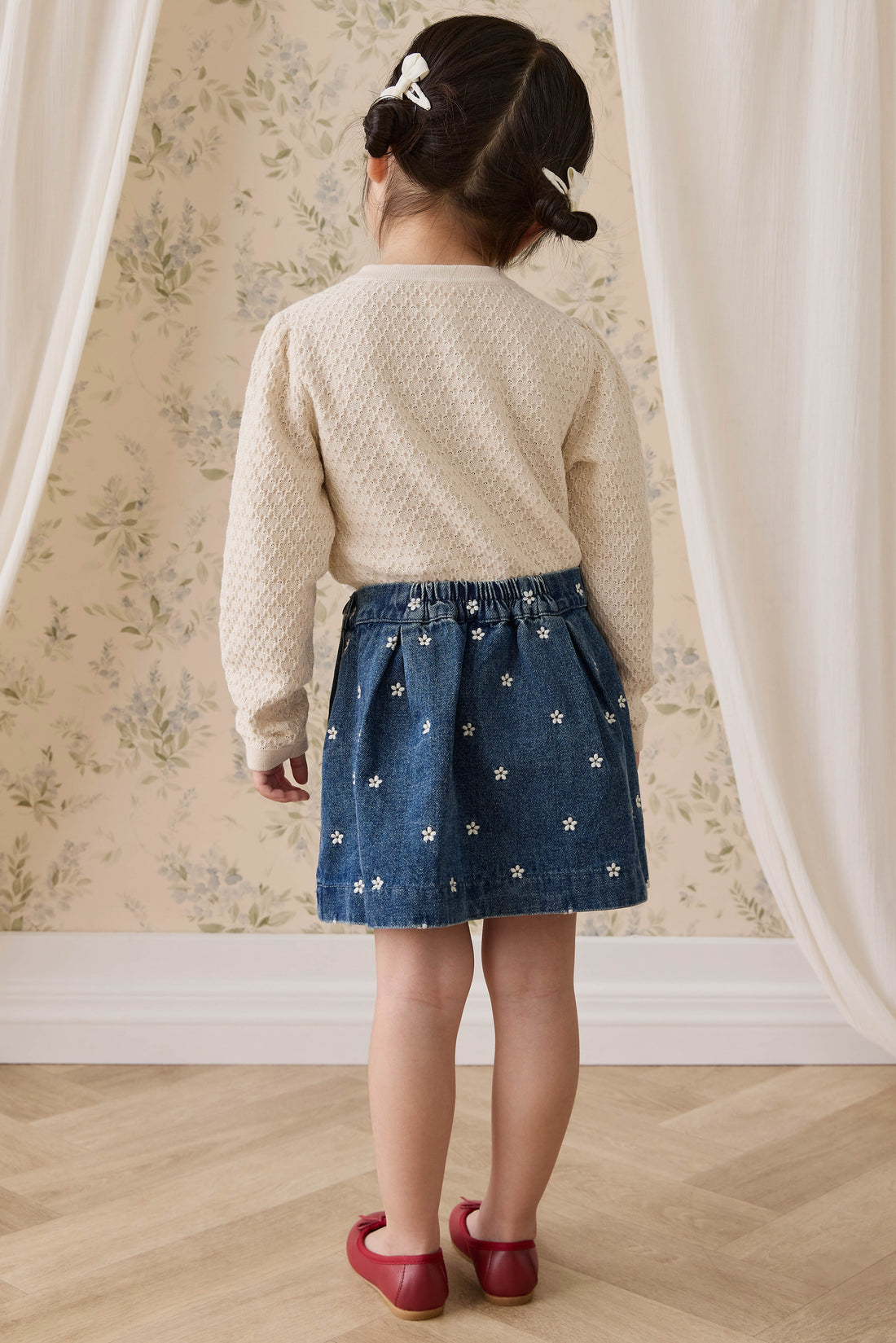 Clementine Cardigan-Vanilla Childrens Cardigan from Jamie Kay USA
