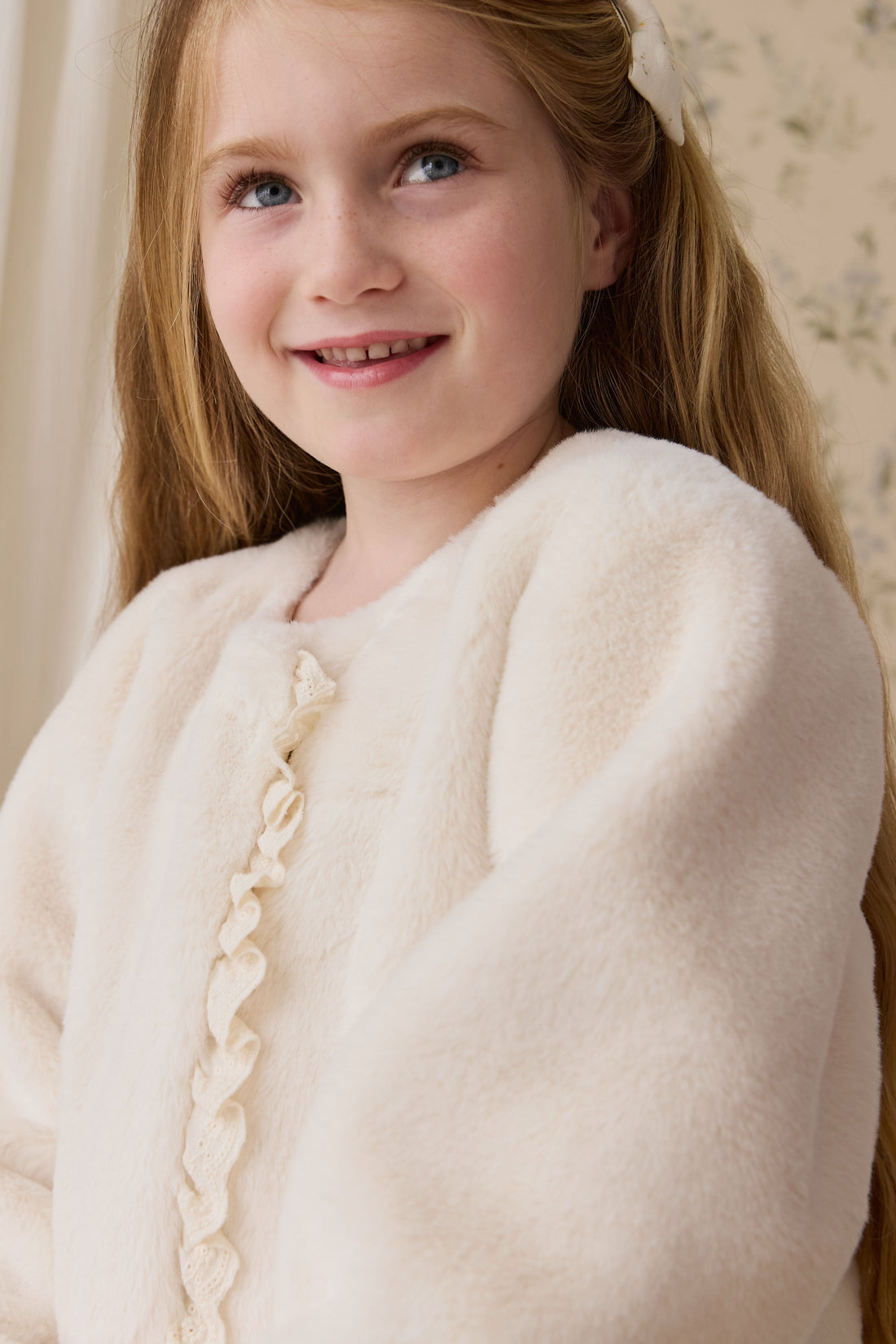 Bowie Jacket-Vanilla Childrens Footwear from Jamie Kay USA