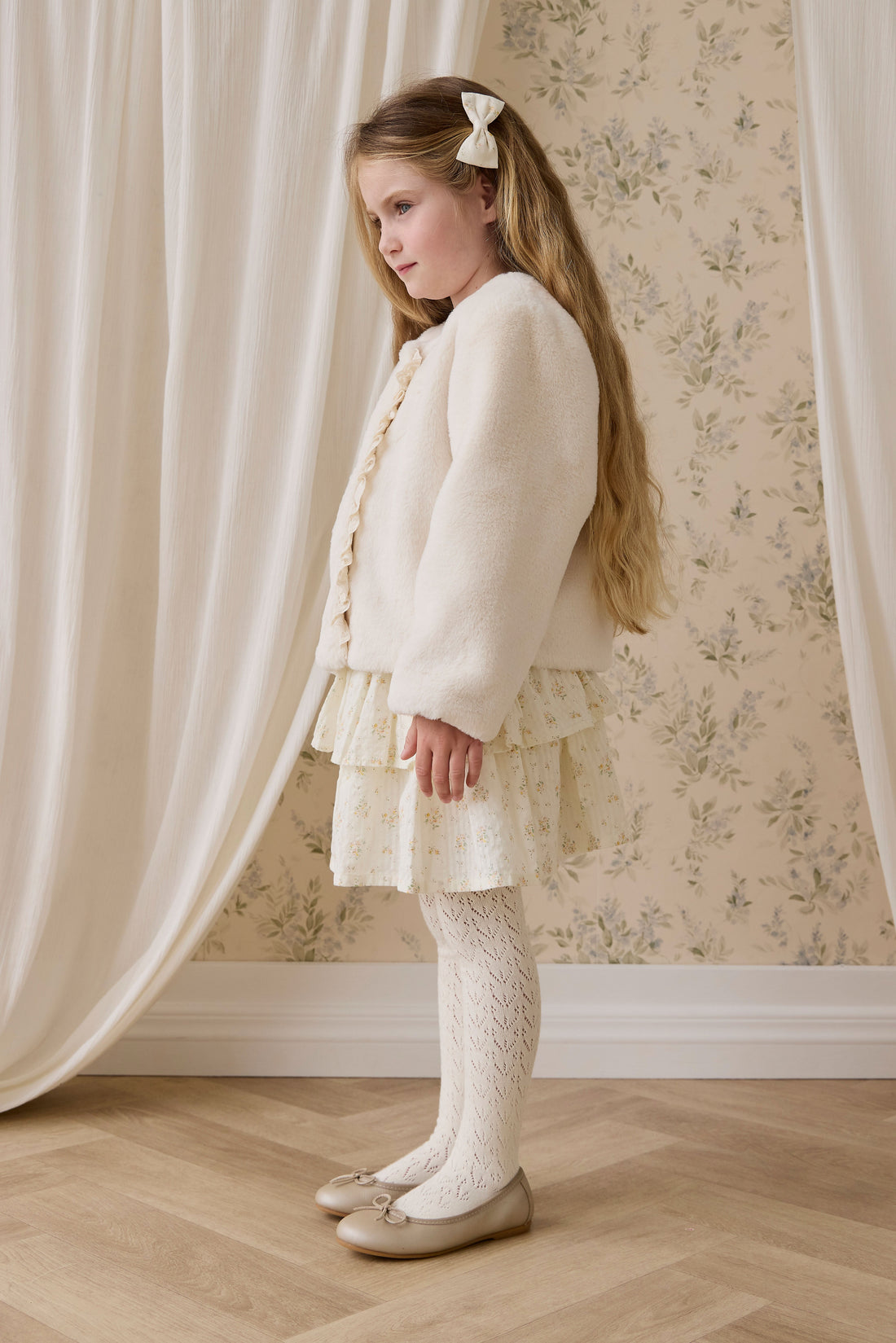 Bowie Jacket-Vanilla Childrens Footwear from Jamie Kay USA