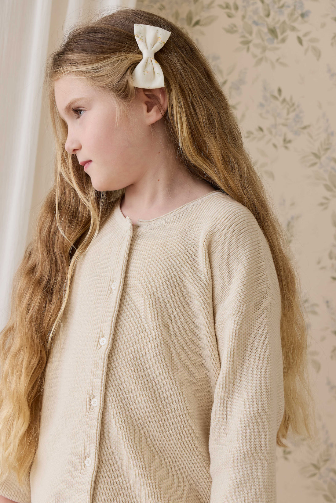 Sally Cardigan-Vanilla Childrens Cardigan from Jamie Kay USA
