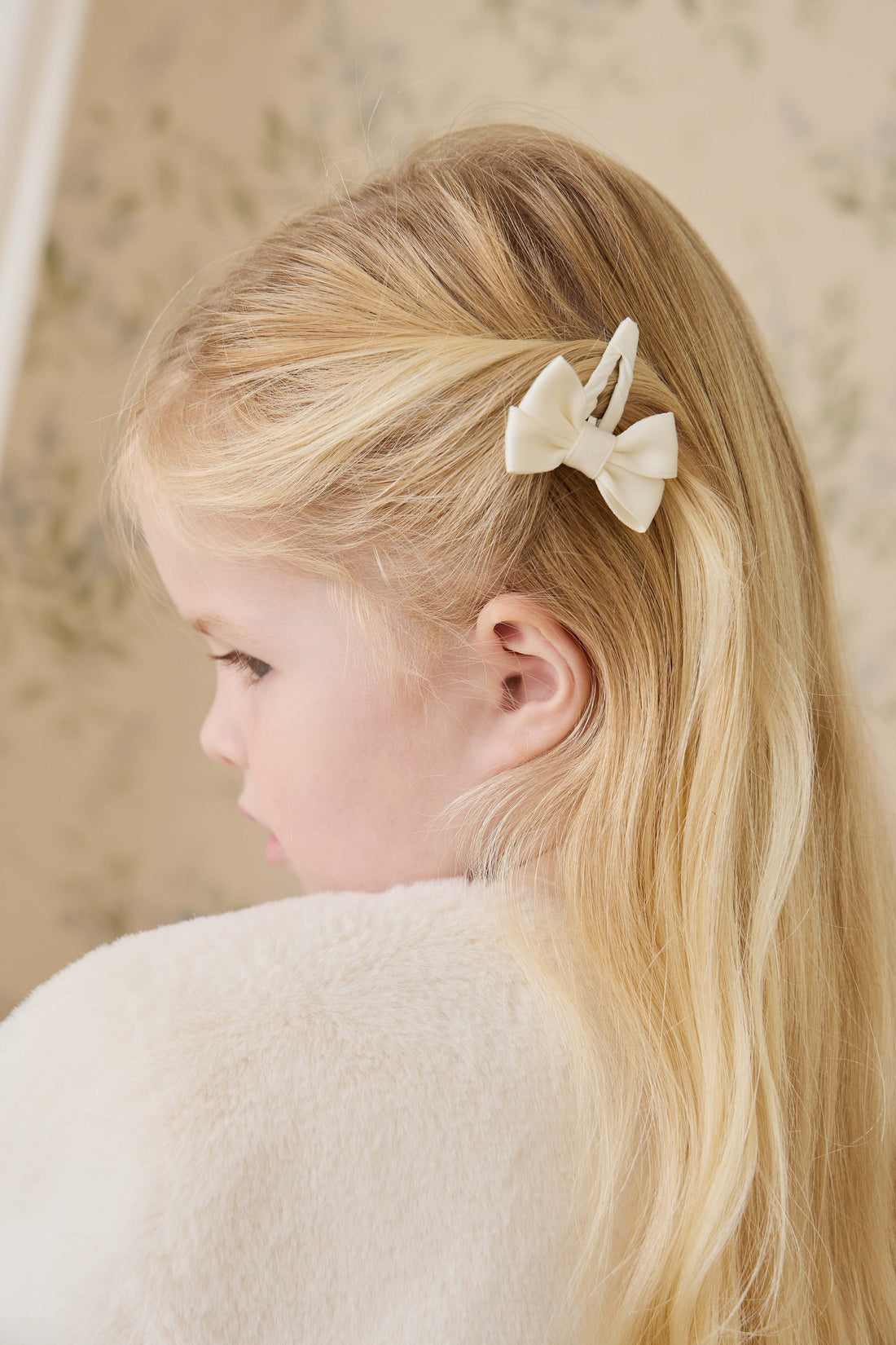 Nylah Clip-Parchment Childrens Hair Accessories from Jamie Kay USA