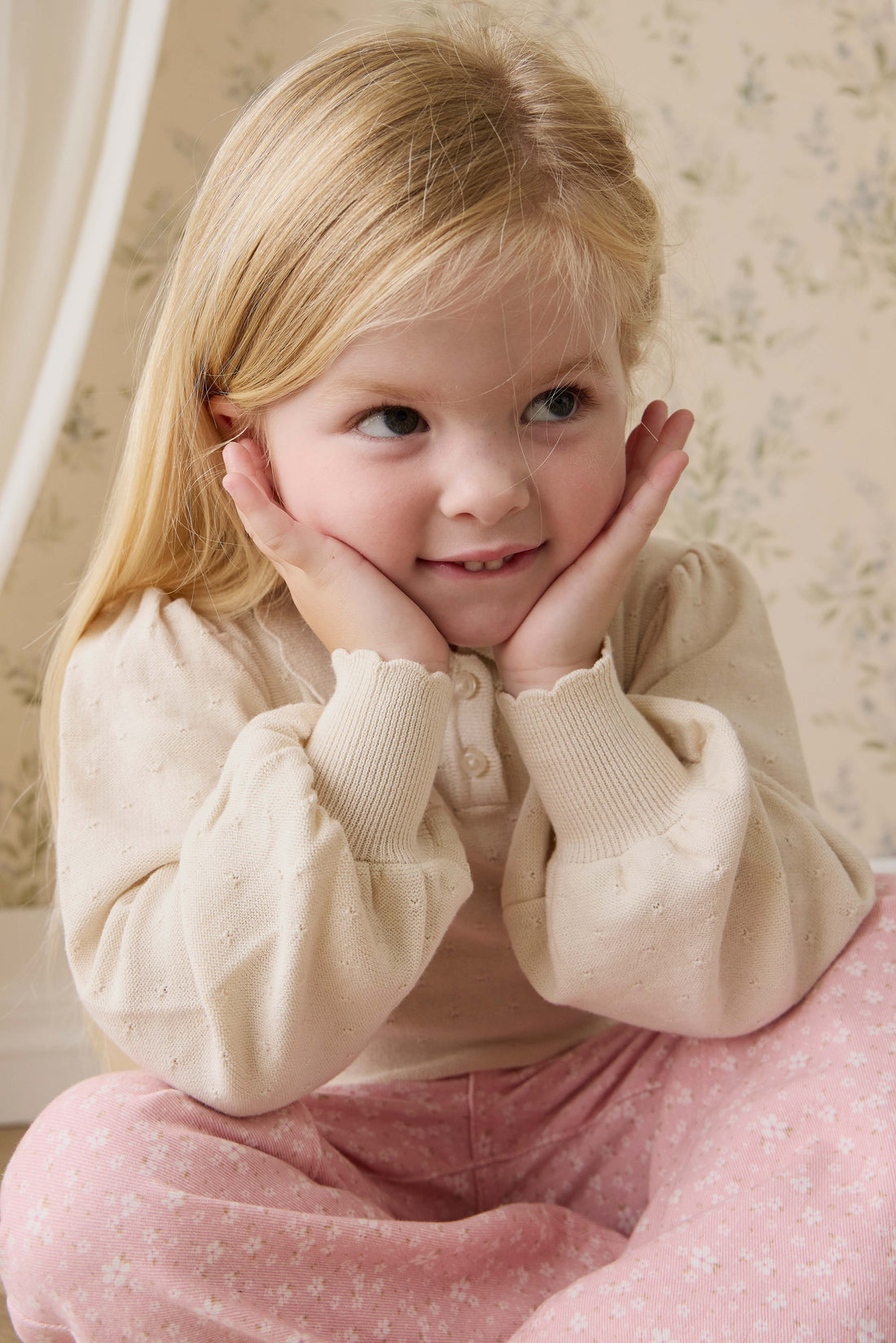 Jenny Jumper-Vanilla Childrens Jumper from Jamie Kay USA